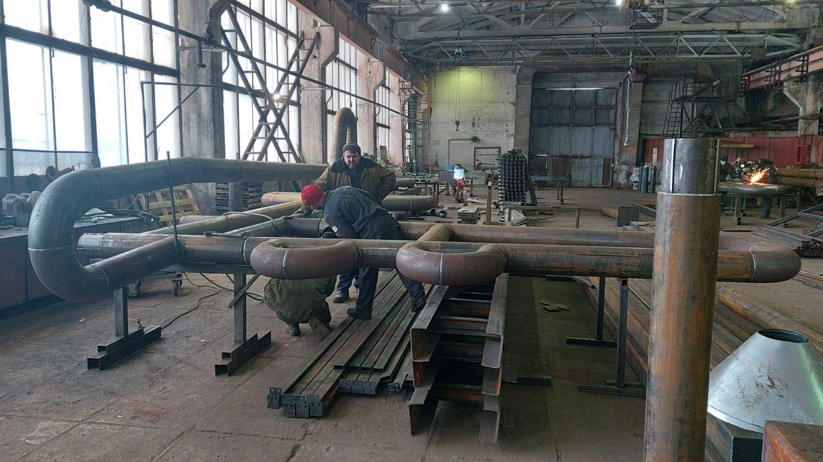 Производство МАФ для Чкаловской пристани