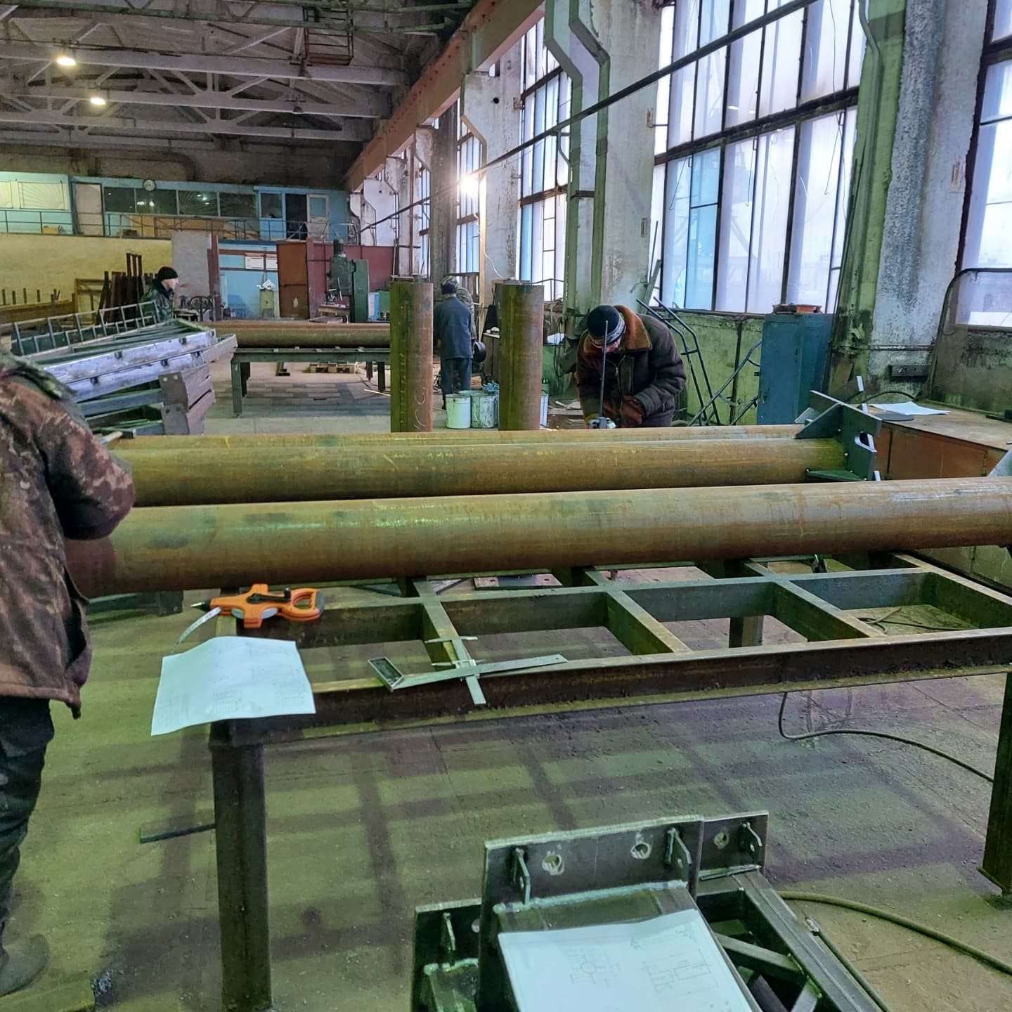 Изготовление металлоконструкций для главного павильона Чкаловской пристани