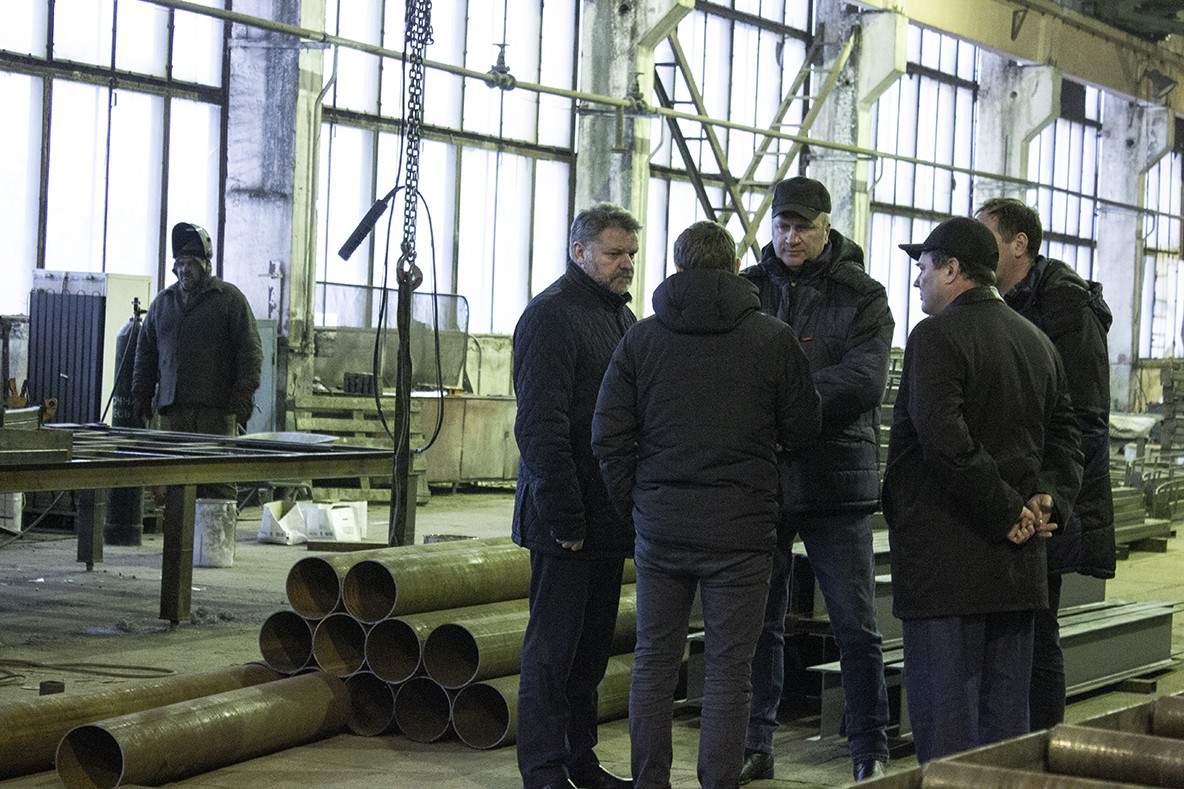Рабочий визит главы г.Чкаловск на производство ПСК Комстрой Рабочий визит главы г.Чкаловск на производство ПСК Комстрой